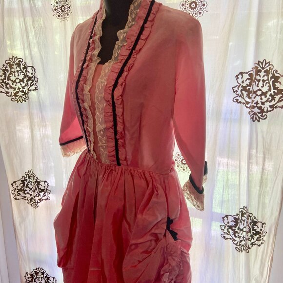 Vintage Bridgerton Marie Antoinette Style Ex Theater Costume Handmade Cosplay - Picture 5 of 16